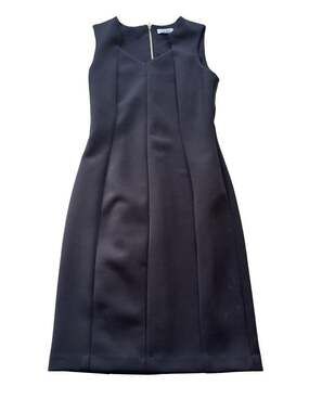 Calvin Klein Black Sleeveless Scuba Sheath Dress Size 10